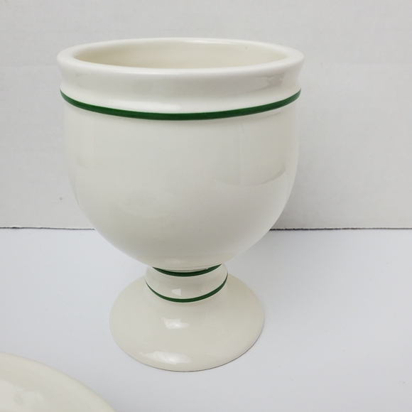 Vintage Spode Christmas Tree Soapdish and Matching Stemmed Glass - Picture 5 of 6